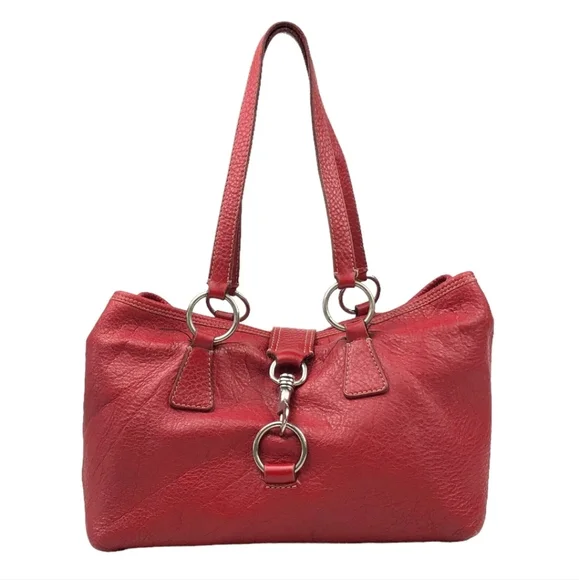Miu Miu | Bags | Miu Miu Bag Handbag Red Leather 17 | Poshmark